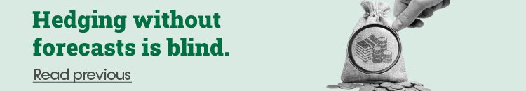 Hedging without forecasts is blind